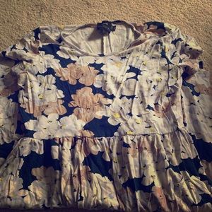 Flower Maternity short sleeve dress